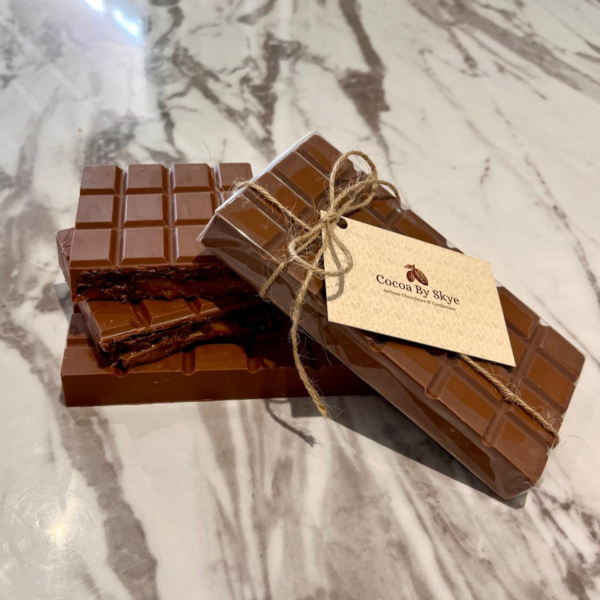 Christmas Brownie & Salted Caramel Chocolate Bar – 250g (Pre-Order: Ships Dec 15–18)