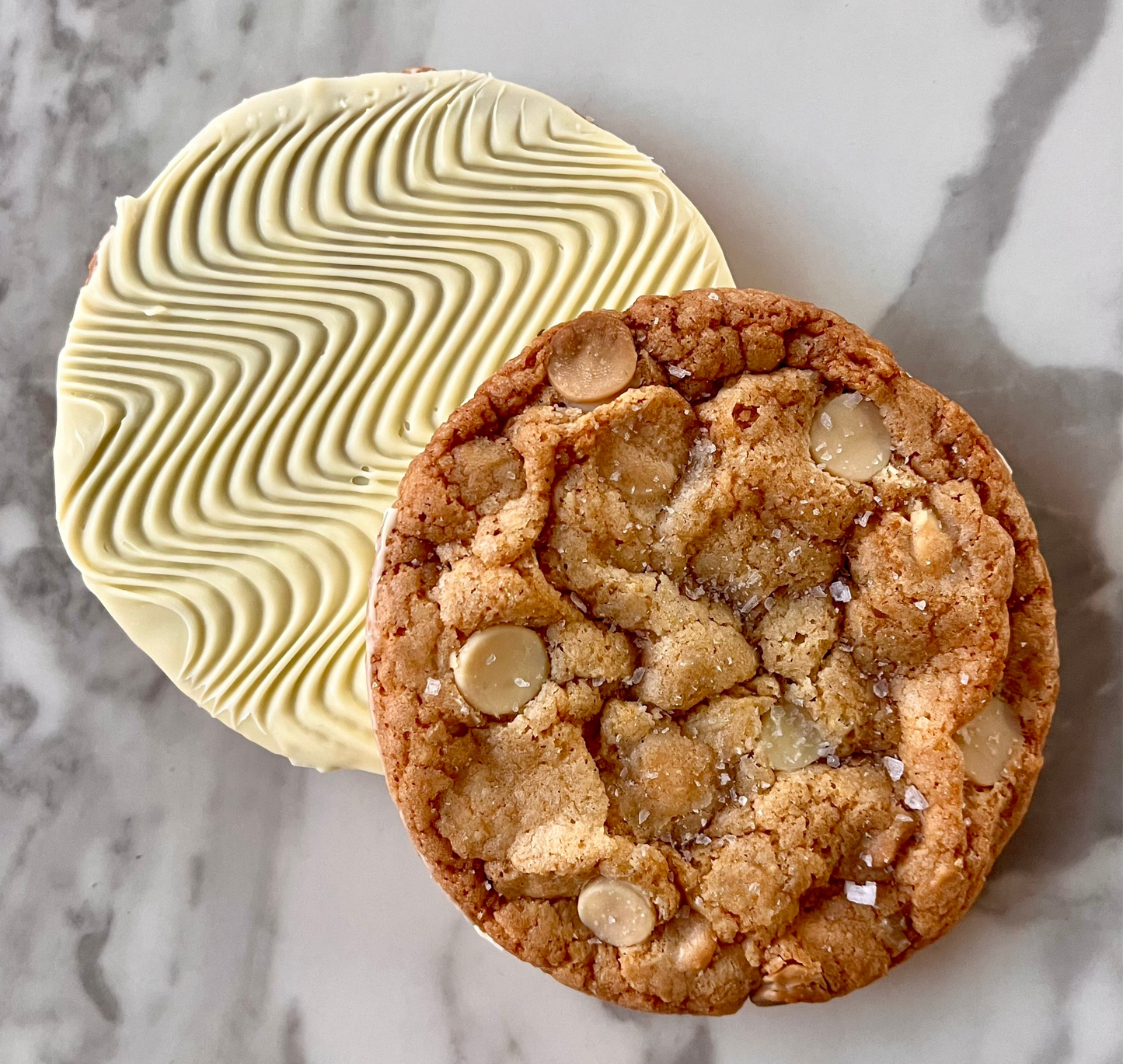 White Chocolate Dipped Cookies